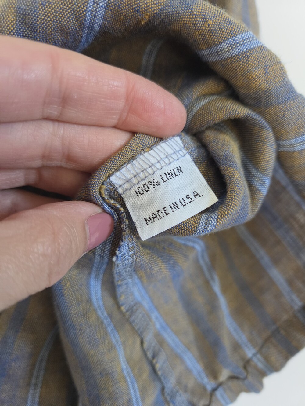 Bryn Walker 100% linen made in USA lagenlook dress tunic 1/2 sleeve sz XS - Picture 5 of 8